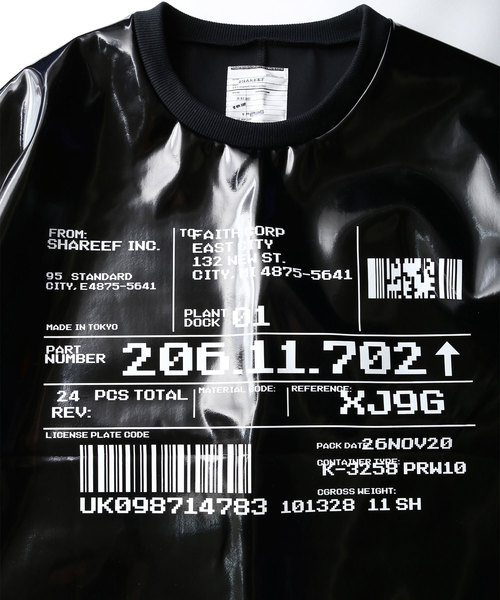 SHAREEF(シャリーフ)の「ENAMEL BIG PO(Tシャツ/カットソー・メンズ・シルバー/ホワイト/ブラック・1/3/2)」の4枚目の写真