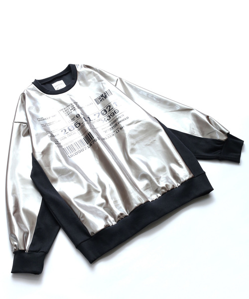 SHAREEF(シャリーフ)の「ENAMEL BIG PO(Tシャツ/カットソー・メンズ・シルバー/ホワイト/ブラック・1/3/2)」の5枚目の写真