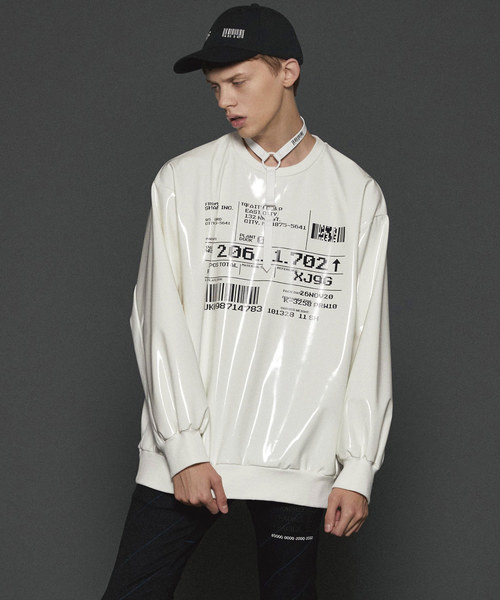 SHAREEF(シャリーフ)の「ENAMEL BIG PO(Tシャツ/カットソー・メンズ・シルバー/ホワイト/ブラック・1/3/2)」の12枚目の写真