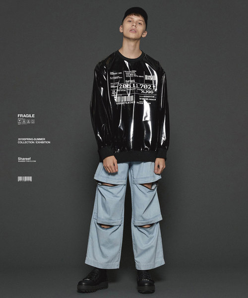 SHAREEF(シャリーフ)の「ENAMEL BIG PO(Tシャツ/カットソー・メンズ・シルバー/ホワイト/ブラック・1/3/2)」の6枚目の写真
