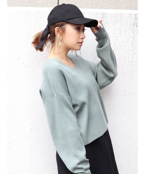 MURUA(ムルーア)の「バックテープCAP(キャップ・レディース・ブラック/ベージュ・FREE)」の10枚目の写真