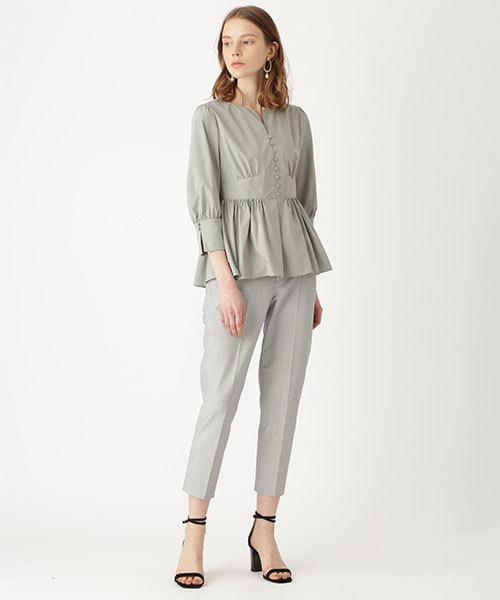 JILL STUART(ジルスチュアート)の「◆《Endy ROBE》テルマオーバーブラウス(シャツ/ブラウス・レディース・ホワイト/ライトグリーン・SMALL/MEDIUM)」の20枚目の写真