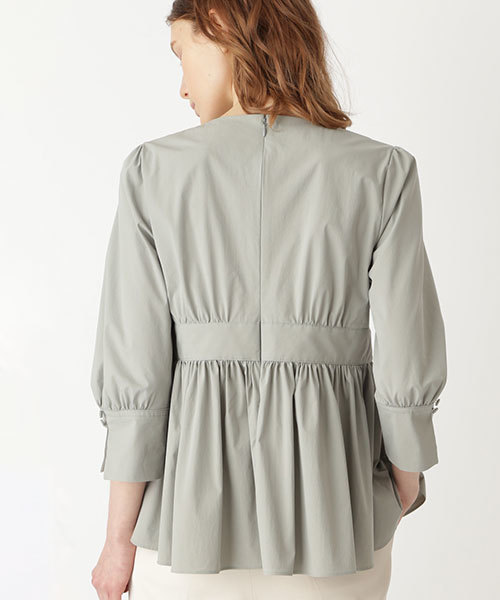 JILL STUART(ジルスチュアート)の「◆《Endy ROBE》テルマオーバーブラウス(シャツ/ブラウス・レディース・ホワイト/ライトグリーン・SMALL/MEDIUM)」の18枚目の写真