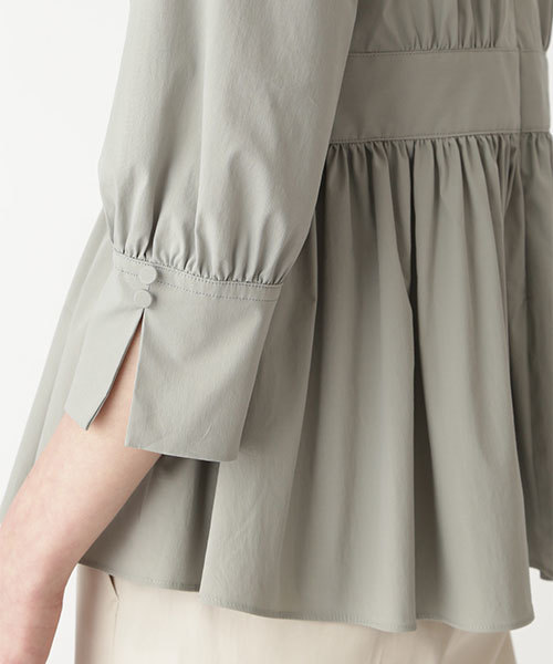 JILL STUART(ジルスチュアート)の「◆《Endy ROBE》テルマオーバーブラウス(シャツ/ブラウス・レディース・ホワイト/ライトグリーン・SMALL/MEDIUM)」の13枚目の写真