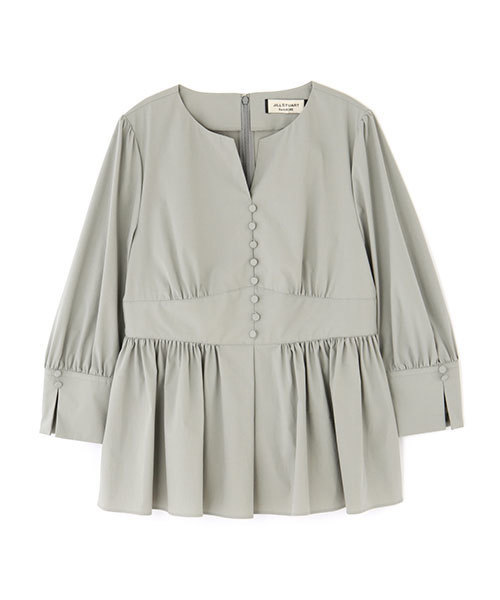 JILL STUART(ジルスチュアート)の「◆《Endy ROBE》テルマオーバーブラウス(シャツ/ブラウス・レディース・ホワイト/ライトグリーン・SMALL/MEDIUM)」の12枚目の写真