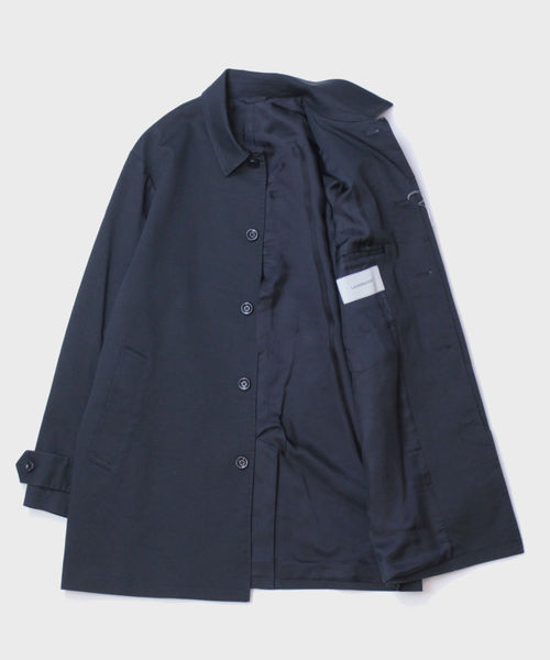 L&HARMONY（エルアンドハーモニー）の「＜L&HARMONY / エルアンドハーモニー＞ステンカラーコート"Made in Japan"（ステンカラーコート・メンズ・グレー/ネイビー・MEDIUM/LARGE）」の22枚目の写真