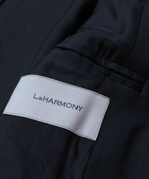 L&HARMONY（エルアンドハーモニー）の「＜L&HARMONY / エルアンドハーモニー＞ステンカラーコート"Made in Japan"（ステンカラーコート・メンズ・グレー/ネイビー・MEDIUM/LARGE）」の21枚目の写真