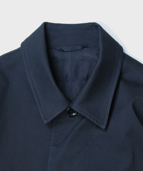 L&HARMONY（エルアンドハーモニー）の「＜L&HARMONY / エルアンドハーモニー＞ステンカラーコート"Made in Japan"（ステンカラーコート・メンズ・グレー/ネイビー・MEDIUM/LARGE）」の19枚目の写真