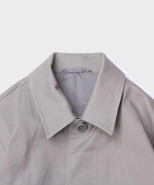 L&HARMONY（エルアンドハーモニー）の「＜L&HARMONY / エルアンドハーモニー＞ステンカラーコート"Made in Japan"（ステンカラーコート・メンズ・グレー/ネイビー・MEDIUM/LARGE）」の13枚目の写真