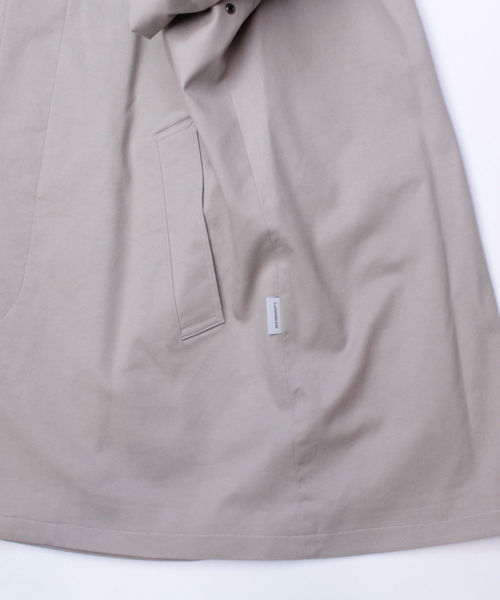 L&HARMONY（エルアンドハーモニー）の「＜L&HARMONY / エルアンドハーモニー＞ステンカラーコート"Made in Japan"（ステンカラーコート・メンズ・グレー/ネイビー・MEDIUM/LARGE）」の8枚目の写真