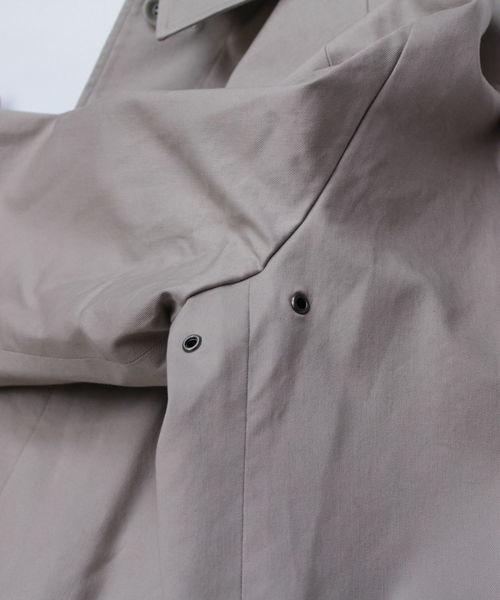L&HARMONY（エルアンドハーモニー）の「＜L&HARMONY / エルアンドハーモニー＞ステンカラーコート"Made in Japan"（ステンカラーコート・メンズ・グレー/ネイビー・MEDIUM/LARGE）」の7枚目の写真