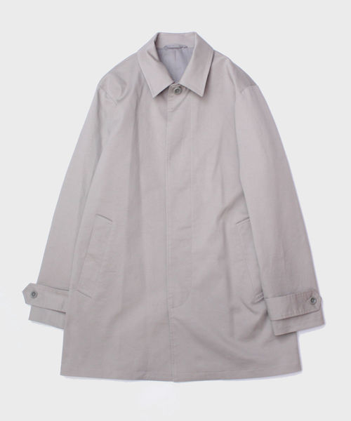 L&HARMONY（エルアンドハーモニー）の「＜L&HARMONY / エルアンドハーモニー＞ステンカラーコート"Made in Japan"（ステンカラーコート・メンズ・グレー/ネイビー・MEDIUM/LARGE）」の5枚目の写真