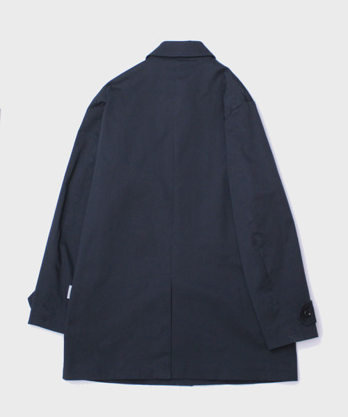 L&HARMONY（エルアンドハーモニー）の「＜L&HARMONY / エルアンドハーモニー＞ステンカラーコート"Made in Japan"（ステンカラーコート・メンズ・グレー/ネイビー・MEDIUM/LARGE）」の3枚目の写真