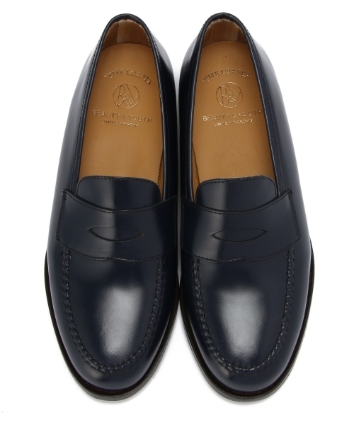 BEAUTY&YOUTH UNITED ARROWS(ビューティーアンドユースユナイテッドアローズ)の「BY ペニー ローファー◆(モカシン/デッキシューズ・メンズ・ワインレッド/ネイビー/ブラック・9h/9/8h/7h/7/8)」の8枚目の写真