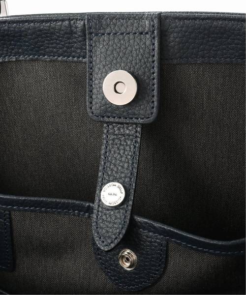 PELLE MORBIDA（ペッレモルビダ）の「PELLE MORBIDA / ペッレ モルビダ 別注 コローレ トートバッグ（トートバッグ・メンズ・ブラック/ネイビー・FREE）」の11枚目の写真