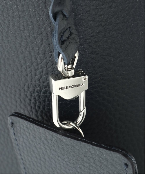PELLE MORBIDA（ペッレモルビダ）の「PELLE MORBIDA / ペッレ モルビダ 別注 コローレ トートバッグ（トートバッグ・メンズ・ブラック/ネイビー・FREE）」の14枚目の写真