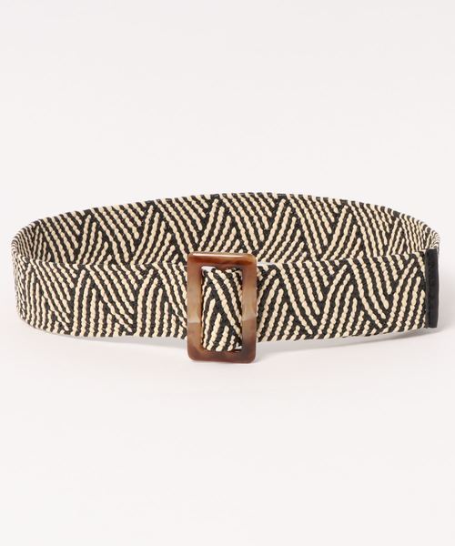 LOWRYS FARM（ローリーズファーム）の「ジュートフウベルト　841176（ベルト・レディース・ブラック/アイボリー/その他/その他4/その他3/その他2/その他1・FREE）」の5枚目の写真