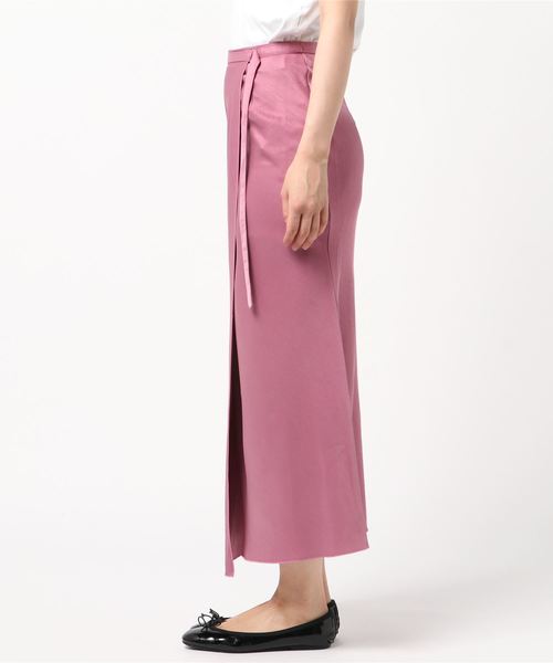 NINE（ナイン）の「ツイルラップロングスカート（スカート）」 - WEAR