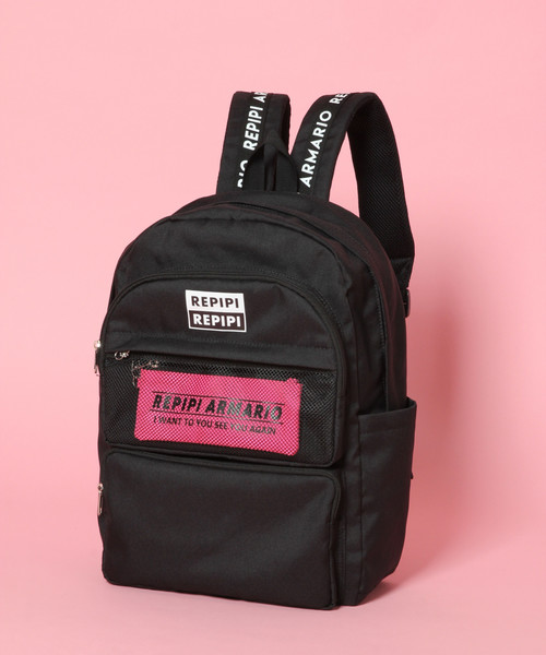 repipi armario（レピピ アルマリオ）の「Wポケポーチツキリュック