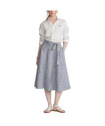 【Ralph Lauren】リネンスカート POLO RALPH LAUREN（ポロ ラルフ ローレン）の「リネン A ライン