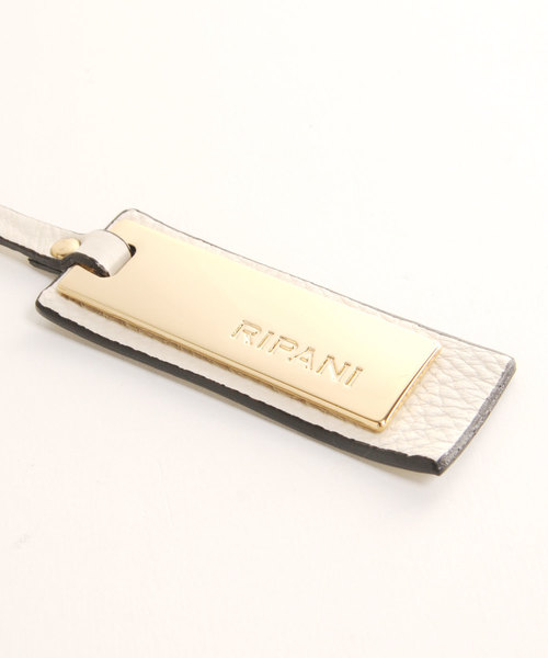 RIPANI（リパーニ）の「[RIPANI]イタリア製牛革レザーハンドバッグ（ハンドバッグ・レディース・アイボリー/ネイビー/ブラック・FREE）」の11枚目の写真