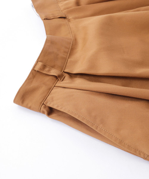 Dickies(ディッキーズ)の「Dickies ディッキーズ 別注 限定 TCツイルタック入りロングフレアスカート(スカート・レディース・ブラック/ベージュ/ネイビー/ブラウン/オフホワイト/オリーブ・FREE)」の10枚目の写真