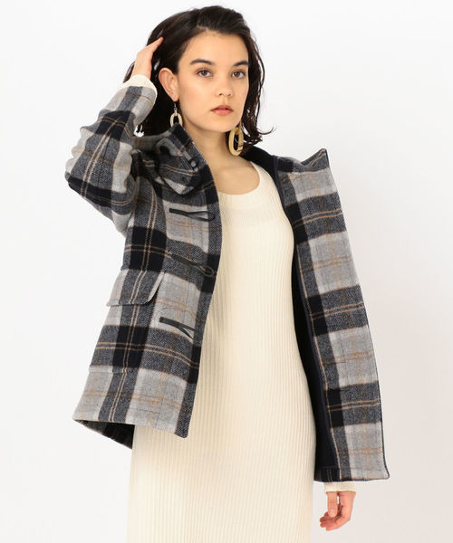 SHIPS（シップス）の「LONDONTRADITION: チェックショートダッフル 