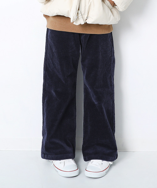 devirock(デビロック)の「コーデュロイワイドパンツ(その他パンツ・キッズ・ネイビー/ブラウン/チャコール/ミント/ピンク/ライトブラウン・100cm/110cm/120cm/130cm/140cm/150cm/160cm)」の5枚目の写真