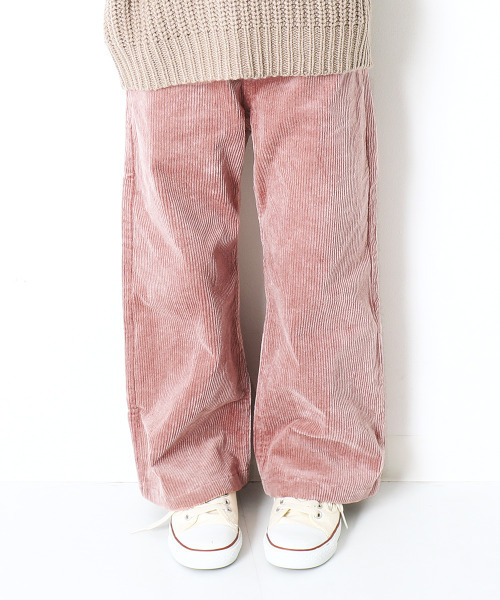 devirock(デビロック)の「コーデュロイワイドパンツ(その他パンツ・キッズ・ネイビー/ブラウン/チャコール/ミント/ピンク/ライトブラウン・100cm/110cm/120cm/130cm/140cm/150cm/160cm)」の6枚目の写真