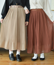 PairPair | シフォンプリーツロングスカート(スカート)