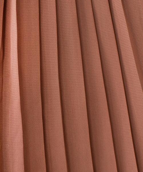 PairPair(ペアペア)の「シフォンプリーツロングスカート(スカート・レディース・ダークブラウン/ベージュ/パープル系その他・FREE)」の4枚目の写真