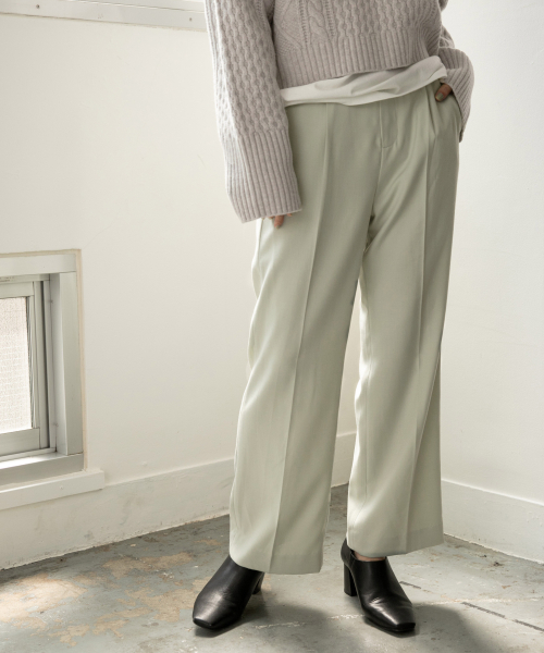 LOWRYS FARM（ローリーズファーム）の「ＴＲフレアパンツ　853659（その他パンツ・レディース・ライトグレー/ブラウン/ミント/チャコールグレー/グリーン系その他・MEDIUM/LARGE）」の16枚目の写真