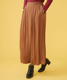レーヨンタックワイドパンツ