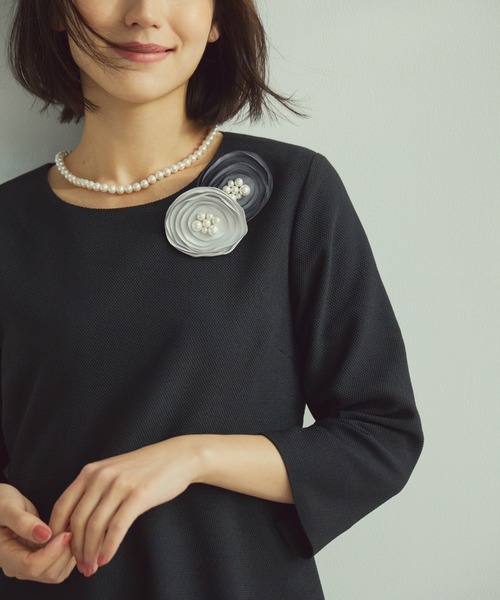 B:MING by BEAMS（ビーミングバイビームス）の「【セレモニー・フォーマル】ガラスパール 1連 ネックレス（ネックレス・レディース・ホワイト・ONE SIZE）」の3枚目の写真