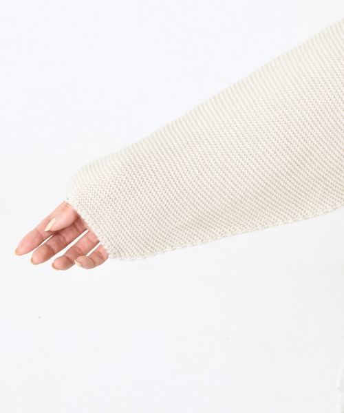 DouDou(ドゥドゥ)の「ホールガータボートネックプルオーバー(ニット/セーター・レディース・ブラウン/モスグリーン/ホワイト系その他・FREE)」の21枚目の写真