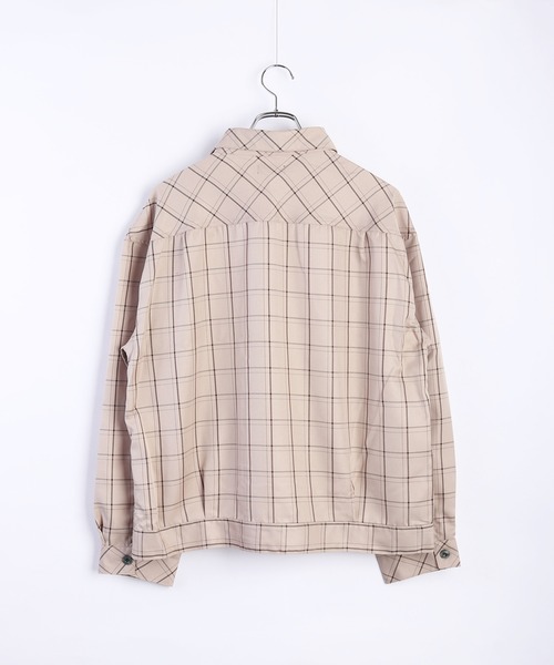 WESTSEA(ウエストシー)の「ビッグシルエット チェック柄シャツ(シャツ/ブラウス・メンズ・ブラック/ベージュ/ネイビー/ピンク・M/L)」の11枚目の写真