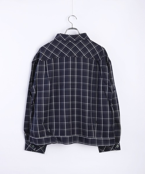 WESTSEA(ウエストシー)の「ビッグシルエット チェック柄シャツ(シャツ/ブラウス・メンズ・ブラック/ベージュ/ネイビー/ピンク・M/L)」の15枚目の写真