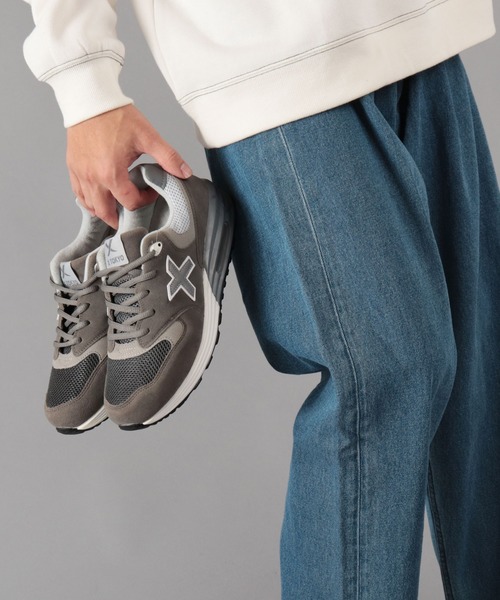 KOM ORIGINAL（ケーオーエム オリジナル）の「【X TOKYO】 メンズカジュアルスニーカー ハイテクスニーカー（スニーカー・メンズ・グレー系その他2/グレー系その他/サックスブルー/レッド/グリーン/イエロー/ワイン/パープル・25/25.5/26/26.5/27/28/28.5/29）」の9枚目の写真