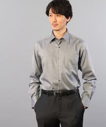 マイクロドットブロードシャツ