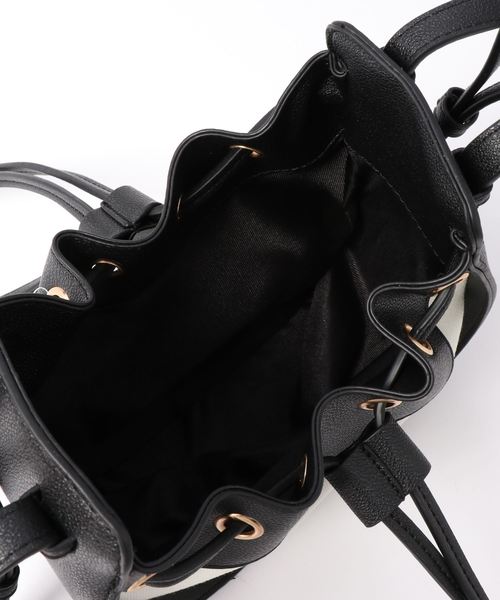 fifth(フィフス)の「2way巾着バッグ(ハンドバッグ・レディース・ブラック/レッド/ホワイト・FREE)」の21枚目の写真