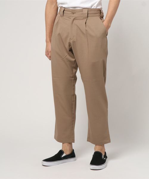THISIS(ディスイズ)の「ワイドテーパードパンツ(その他パンツ・メンズ・ブラック/ベージュ/ネイビー/チェック/グレー・MEDIUM/LARGE/X-LARGE)」の3枚目の写真