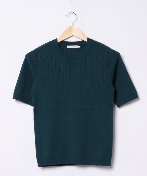 AMERICAN HOLIC(アメリカンホリック)の「クルーネックリブニットプルオーバー*(ニット/セーター・レディース・ブラック/ピンク/ベージュ/グリーン/ネイビー/アイボリー・M/L)」の10枚目の写真