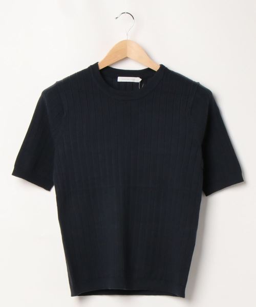 AMERICAN HOLIC(アメリカンホリック)の「クルーネックリブニットプルオーバー*(ニット/セーター・レディース・ブラック/ピンク/ベージュ/グリーン/ネイビー/アイボリー・M/L)」の9枚目の写真