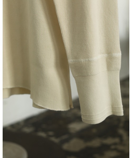 TODAYFUL（トゥデイフル）の「フラットシームリブプルオーバー（Tシャツ/カットソー・レディース・ブラウン/キナリ・FREE）」の3枚目の写真