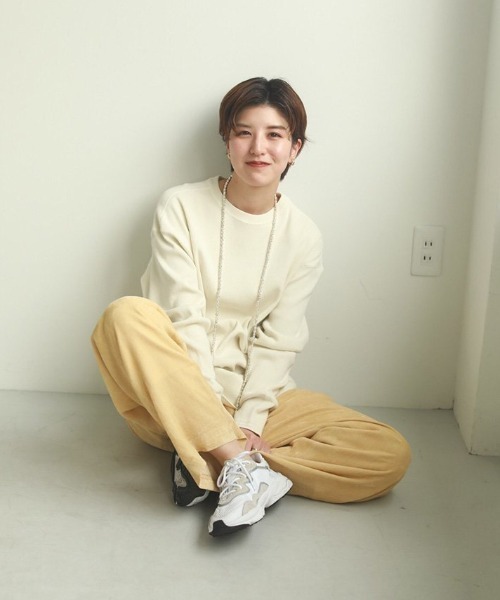 TODAYFUL（トゥデイフル）の「フラットシームリブプルオーバー（Tシャツ/カットソー・レディース・ブラウン/キナリ・FREE）」の10枚目の写真