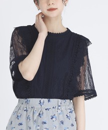 somari imagination（ソマリ イマジネーション）の「『シースルー袖クラシカルレースブラウス』（シャツ/ブラウス）」