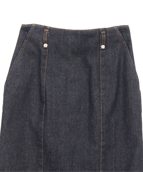 &g'aime（アンジェム）の「【&g'aime】デニムタイトスカート/ロングスカート（デニムスカート・レディース・ブルー/ブラック・FREE）」の16枚目の写真
