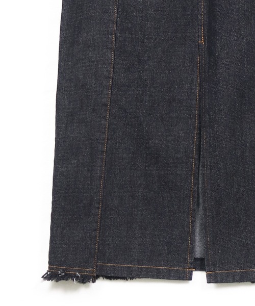 &g'aime（アンジェム）の「【&g'aime】デニムタイトスカート/ロングスカート（デニムスカート・レディース・ブルー/ブラック・FREE）」の13枚目の写真