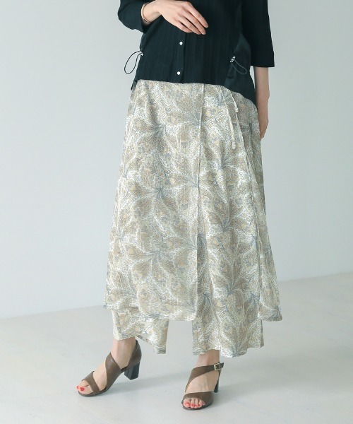 Bou Jeloud（ブージュルード）の「スカートレイヤーパンツ（その他パンツ・レディース・オフホワイト/ブラック・38）」の15枚目の写真