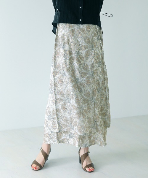 Bou Jeloud（ブージュルード）の「スカートレイヤーパンツ（その他パンツ・レディース・オフホワイト/ブラック・38）」の22枚目の写真